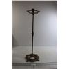 Image 1 : Cast Iron Ashtray Stand - No Ashtray, 28 1/2" TALL