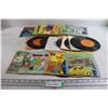 Image 1 : Assorted Kids Books with 7" Records - Some Have Records, Some Don't