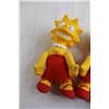 Image 2 : (2) Lisa Simpson Hard Head Plushes