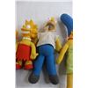 Image 4 : (4) Simpsons Hard Head Plushes
