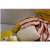 Image 2 : (2) Bart Simpson Plushes - Some Stains, Bart Stick On