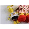 Image 3 : (2) Bart Simpson Plushes - Some Stains, Bart Stick On