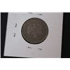 Image 7 : (3) Vintage German Coins: Nazi 10 Pfennig 1937; 10 Pfennig 1950; 1 Mark 1950