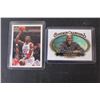 Image 2 : (7) 2 - Michael Jordan Basketball Cards & 5 - Misc. Basketball Stars Cards