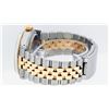 Image 9 : Rolex Mens Two Tone Blue Vignette Diamond Dial 36MM Datejust Wristwatch