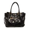 Prada Black Leather Tote Bag