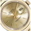 Image 1 : Rolex Mens Two Tone Champagne Index Yellow Gold Fluted Bezel Datejust With Rolex