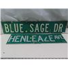 Image 2 : 2 street signs Henleaze Ave and blue sage dr.