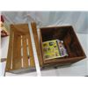 Image 2 : wooden butter & wooden pear crates