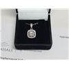 Image 2 : 1.00 CT GRA CERTIFIED ROUND BRILLIANT CUT MOISSANITE VVS D COLOR WITH 25 ROUND CUT CUBIC ZIRCONIUM S