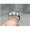Image 3 : 1.00 CT - Size 7.5-8 - GRA CERTIFIED ROUND BRILLIANT CUT MOISSANITE VVS D COLOR SET IN CENTER WITH 2
