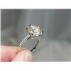 Image 4 : 5.00 CT - Size 7 - GRA CERTIFIED ROUND BRILLIANT CUT MOISSANITE VVS D IN COLOR WITH 14 ROUND CUT CUB