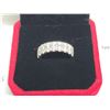 Image 2 : 1.00 CT TW - Size 6 - GRA CERTIFIED ROUND BRILLIANT CUT MOISSANITE VVS D COLOR WITH 18 ROUND CUT MOI