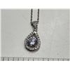 Image 6 : 1.00 CT GRA CERTIFIED ROUND BRILLIANT CUT MOISSANITE VVS BLUE IN COLOR WITH 32 ROUND CUT CUBIC ZIRCO