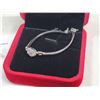 Image 2 : 1.10 CT GRA CERTIFIED ROUND BRILLIANT CUT MOISSANITE VVS WITH 86 ROUND CUT CUBIC ZIRCONIUM SET IN RO