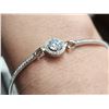 Image 4 : 1.10 CT GRA CERTIFIED ROUND BRILLIANT CUT MOISSANITE VVS WITH 86 ROUND CUT CUBIC ZIRCONIUM SET IN RO