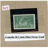 Image 1 : Canada 50 cents mint never used