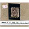 Image 1 : George V 10 cents mint never used