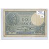 Image 1 : France. 1939 10 Francs. Issued the first year of World War II. VF.