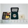 Image 1 : 2003 Golden Daffodil Sterling Silver 50 Cents. 24-karat Gold Plated. Proof with Ultra Heavy Cameo. H