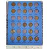 Image 4 : Lincoln Head Cent Collection. Consisting of 36 early Lincoln Wheat cents from 1909S to 1940S. Housed