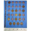 Image 5 : Lincoln Head Cent Collection. Consisting of 36 early Lincoln Wheat cents from 1909S to 1940S. Housed