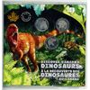 Image 1 : 2019 Discover Canada’s Dinosaurs 25 Cents Set. Includes pachyrhinosaurus Canadensis, Edmont