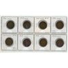 Image 1 : Lot of 8 Canadian King George V Large Cents. Includes 1912, 1913, 1915, 1916, 1917, 1918, 1919 & 192