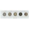 Image 2 : Lot of 5 U.S silver 10 cent coins 1940,1952,1964 and 2-1965
