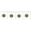 Image 2 : Lot of 4 Canadian 5 cent coins 3-1922, 1-1924