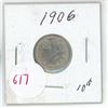 Image 1 : 1906  Canadian silver 10 cent coin