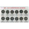 Image 1 : Lot of 12 Canadian quarters 2007-2010 commemorative. Olympic sports