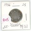 Image 1 : 1936 Canadian silver quarter