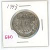 Image 1 : 1943  Canadian silver half dollar