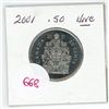 Image 1 : 2001 Canadian half-dollar