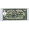 Image 1 : 1937 KG $20 Canadian bill- Coyne/towers