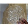 Image 2 : Set of 7 vintage clear crystal wine coasters
