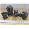 Image 1 : Lot of 4 owl figurines