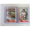Image 3 : Lot of 5 1974-75 opc star cards