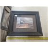 Image 1 : "Steam Locomotive" Jerry Doell framed print 10.5"x 12.5"