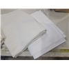 Image 2 : table covers (2) 84 x 86" (2) 60" x 82" - all white, good condition