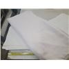 Image 3 : table covers (2) 84 x 86" (2) 60" x 82" - all white, good condition