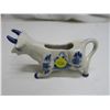 Image 1 : Vintage Blue & White Porcelain Cow Milk Jug