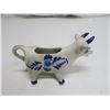 Image 2 : Vintage Blue & White Porcelain Cow Milk Jug