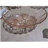 Image 1 : Indiana Pink Glass Fruit Bowl