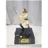 Image 1 : 1999 Star Wars "Qui Gon Jinn", Interactive electronic talking bank, c/w original box (flattened) - u
