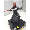 Image 2 : 1999 Star Wars "Darth Maul", Interactive electronic talking bank, c/w original box (flattened) - unt