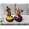 Image 2 : Pair of Disney's Lion King II - Kiara & Kovu porcelain figurines