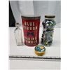 Image 1 : Vintage tins and Jar of vintage marbles