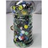 Image 8 : Vintage tins and Jar of vintage marbles